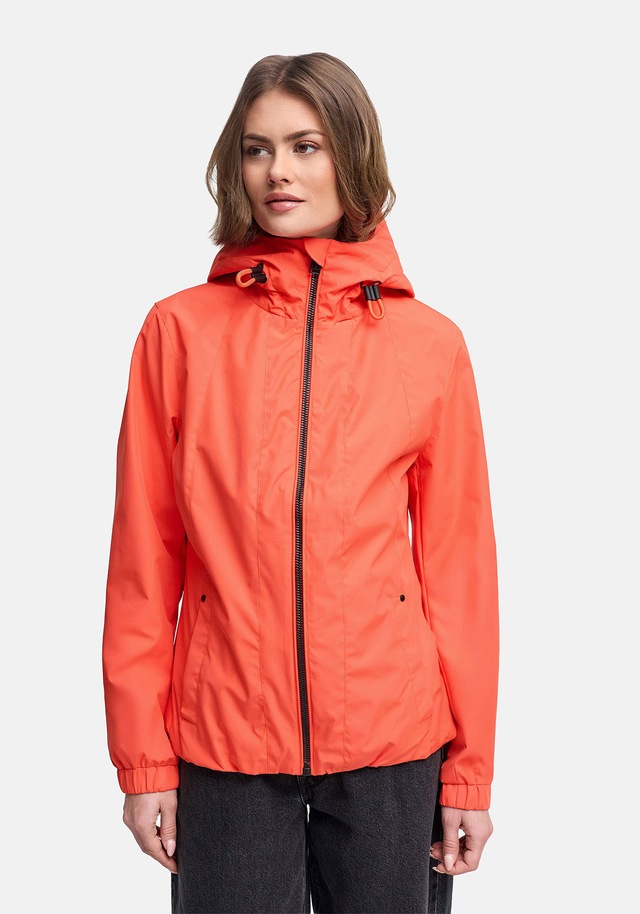 Marikoo Outdoorjacke »Yoshikoo« Sportliche Funktionsjacke mit Kapuze und hochschließendem Kragen