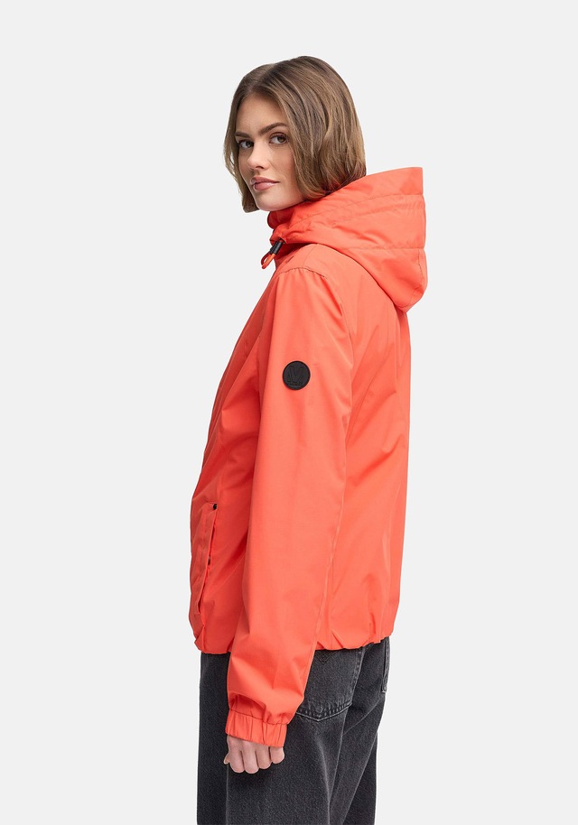Marikoo Outdoorjacke »Yoshikoo« Sportliche Funktionsjacke mit Kapuze und hochschließendem Kragen