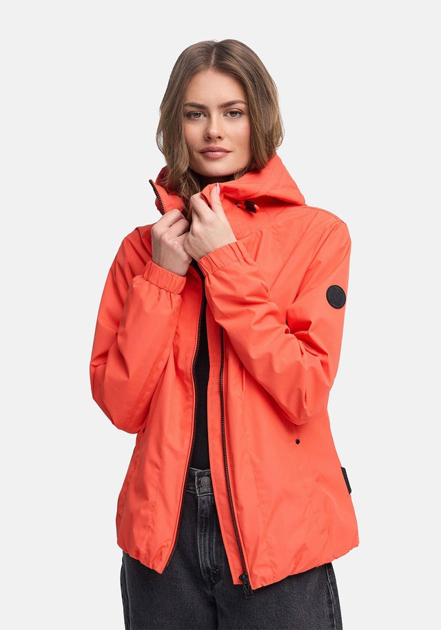 Marikoo Outdoorjacke »Yoshikoo« Sportliche Funktionsjacke mit Kapuze und hochschließendem Kragen