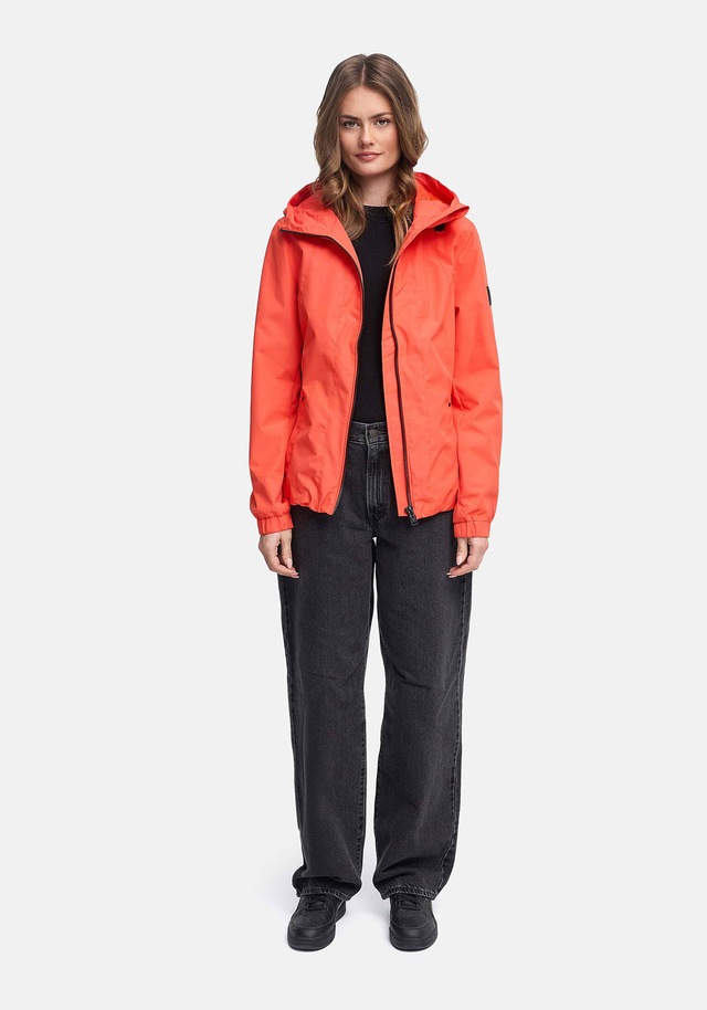Marikoo Outdoorjacke »Yoshikoo« Sportliche Funktionsjacke mit Kapuze und hochschließendem Kragen