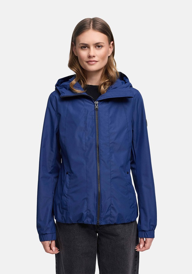 Marikoo Outdoorjacke »Yoshikoo« Sportliche Funktionsjacke mit Kapuze und hochschließendem Kragen