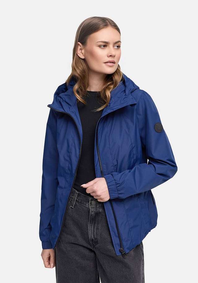 Marikoo Outdoorjacke »Yoshikoo« Sportliche Funktionsjacke mit Kapuze und hochschließendem Kragen