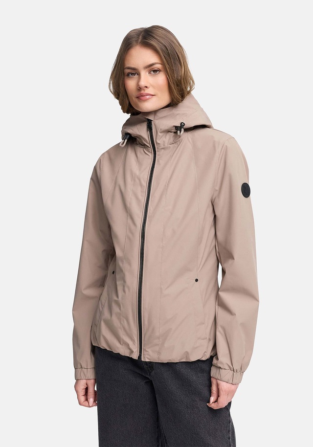 Marikoo Outdoorjacke »Yoshikoo« Sportliche Funktionsjacke mit Kapuze und hochschließendem Kragen