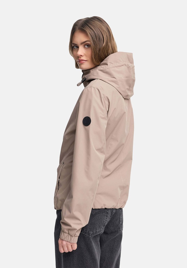 Marikoo Outdoorjacke »Yoshikoo« Sportliche Funktionsjacke mit Kapuze und hochschließendem Kragen