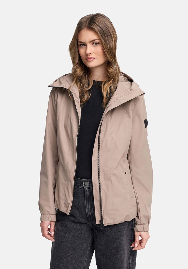 Marikoo Outdoorjacke »Yoshikoo« Sportliche Funktionsjacke mit Kapuze und hochschließendem Kragen