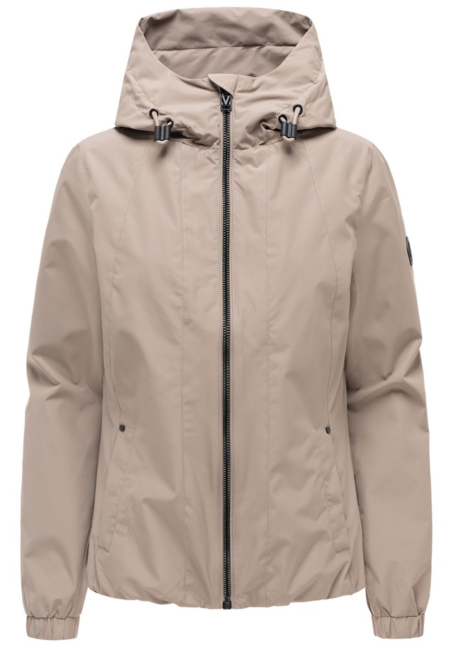 Marikoo Outdoorjacke »Yoshikoo« Sportliche Funktionsjacke mit Kapuze und hochschließendem Kragen
