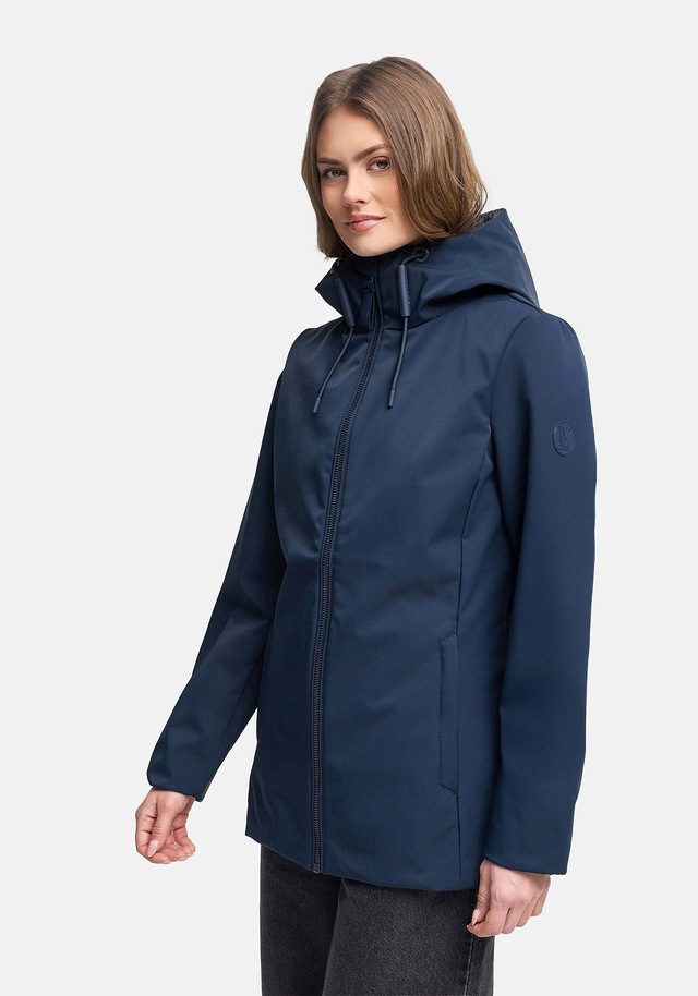 Marikoo Outdoorjacke »Minaa« Sportliche Outdoorjacke mit Kapuze und hochschließenden Kragen