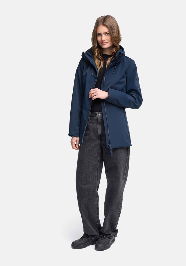Marikoo Outdoorjacke »Minaa« Sportliche Outdoorjacke mit Kapuze und hochschließenden Kragen