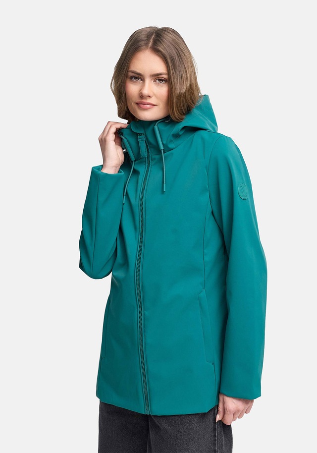 Marikoo Outdoorjacke »Minaa« Sportliche Outdoorjacke mit Kapuze und hochschließenden Kragen