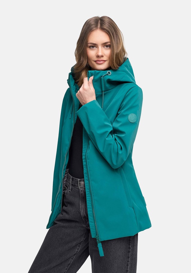 Marikoo Outdoorjacke »Minaa« Sportliche Outdoorjacke mit Kapuze und hochschließenden Kragen