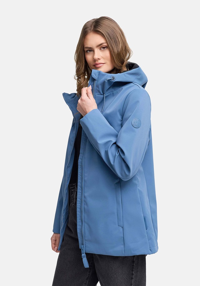 Marikoo Outdoorjacke »Minaa« Sportliche Outdoorjacke mit Kapuze und hochschließenden Kragen