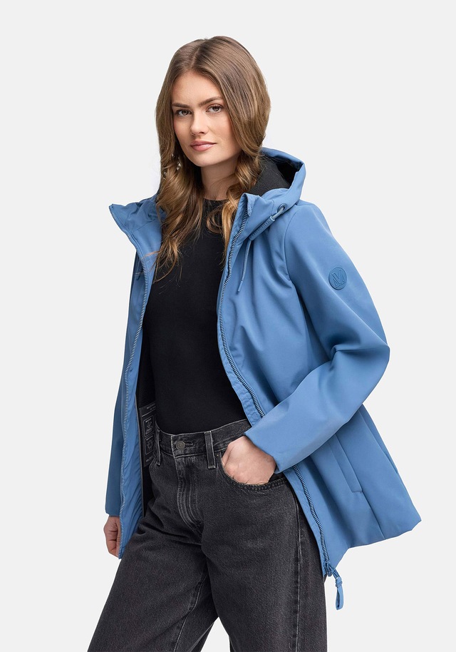 Marikoo Outdoorjacke »Minaa« Sportliche Outdoorjacke mit Kapuze und hochschließenden Kragen