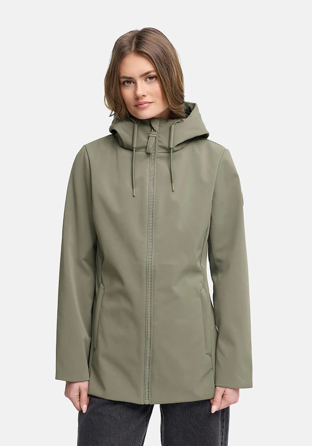 Marikoo Outdoorjacke »Minaa« Sportliche Outdoorjacke mit Kapuze und hochschließenden Kragen