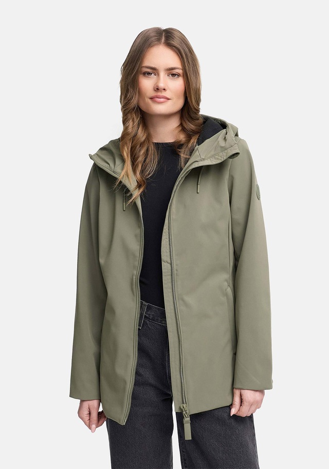 Marikoo Outdoorjacke »Minaa« Sportliche Outdoorjacke mit Kapuze und hochschließenden Kragen