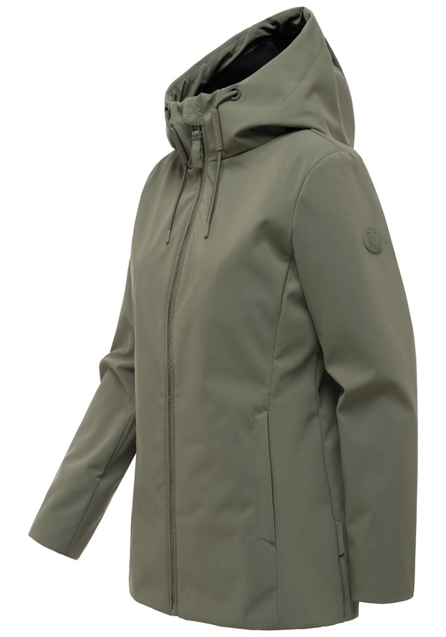 Marikoo Outdoorjacke »Minaa« Sportliche Outdoorjacke mit Kapuze und hochschließenden Kragen