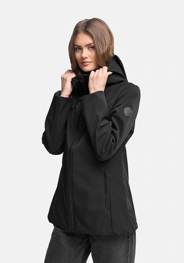 Marikoo Outdoorjacke »Minaa« Sportliche Outdoorjacke mit Kapuze und hochschließenden Kragen