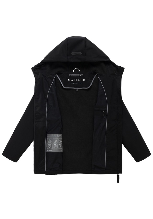 Marikoo Outdoorjacke »Minaa« Sportliche Outdoorjacke mit Kapuze und hochschließenden Kragen