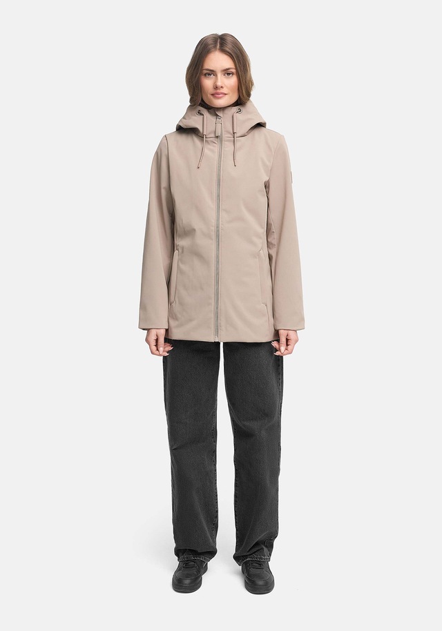 Marikoo Outdoorjacke »Minaa« Sportliche Outdoorjacke mit Kapuze und hochschließenden Kragen