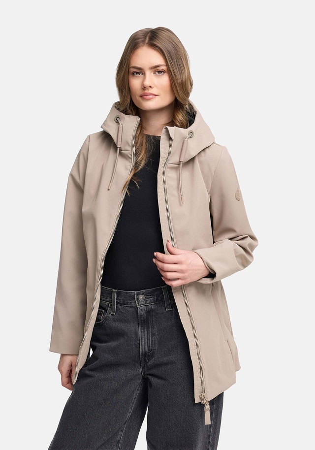 Marikoo Outdoorjacke »Minaa« Sportliche Outdoorjacke mit Kapuze und hochschließenden Kragen