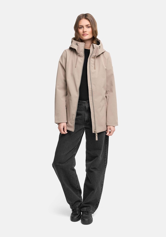 Marikoo Outdoorjacke »Minaa« Sportliche Outdoorjacke mit Kapuze und hochschließenden Kragen