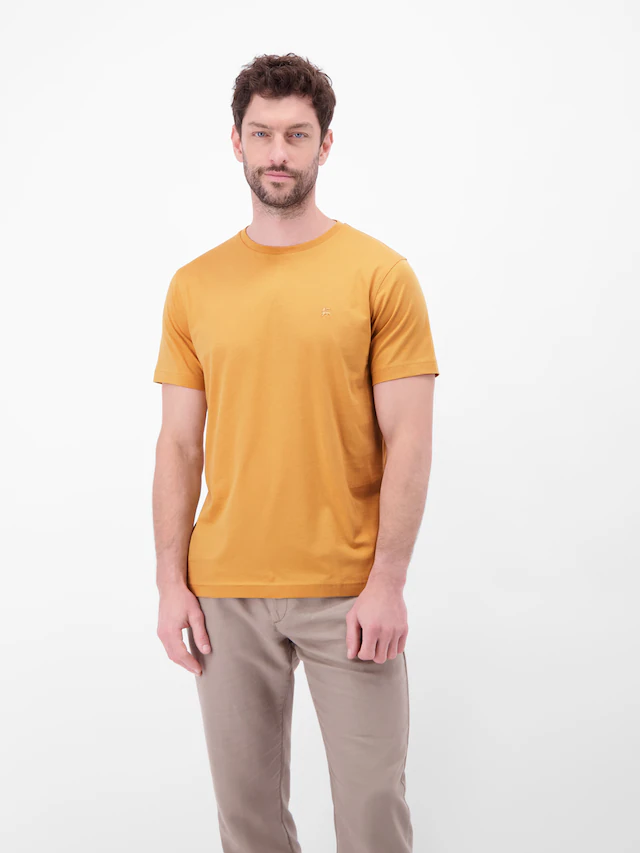 LERROS Rundhalsshirt »Rundhals T-Shirt aus Baumwolle« 100% Baumwolle, einfarbig, angenehmer Tragekomfort LERROS Rundhalsshirt »Rundhals T-Shirt aus Baumwolle« 100% Baumwolle, einfarbig, angenehmer Tragekomfort
