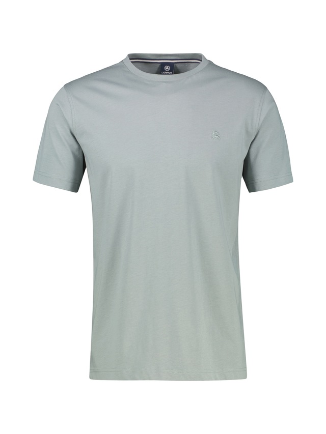 LERROS Rundhalsshirt »Rundhals T-Shirt aus Baumwolle« 100% Baumwolle, einfarbig, angenehmer Tragekomfort