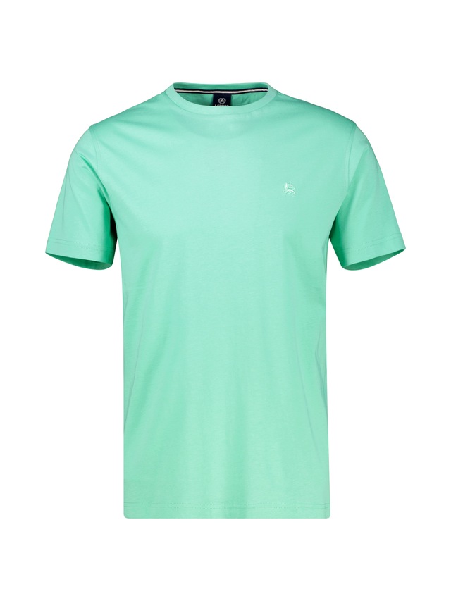 LERROS Rundhalsshirt »Rundhals T-Shirt aus Baumwolle« 100% Baumwolle, einfarbig, angenehmer Tragekomfort