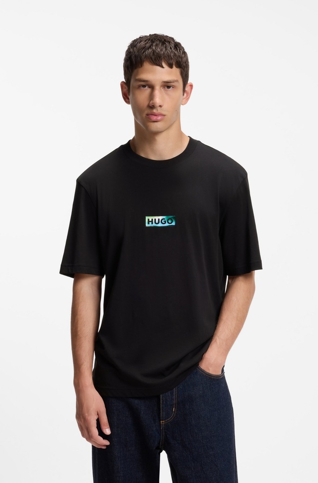 HUGO T-Shirt »Norostee« Unisex, Regular Fit, Grafikdruck