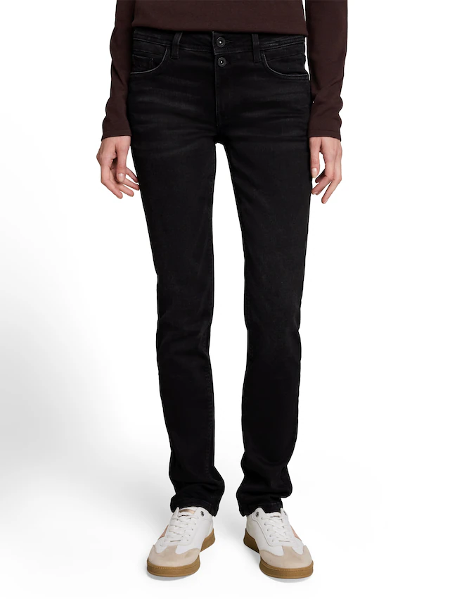 TOM TAILOR Straight-Jeans »LIVA Straight« mit Stretch