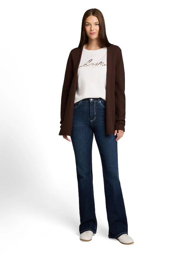 TOM TAILOR Kurzarmshirt Sommershirt mit Prints und Rundhals
