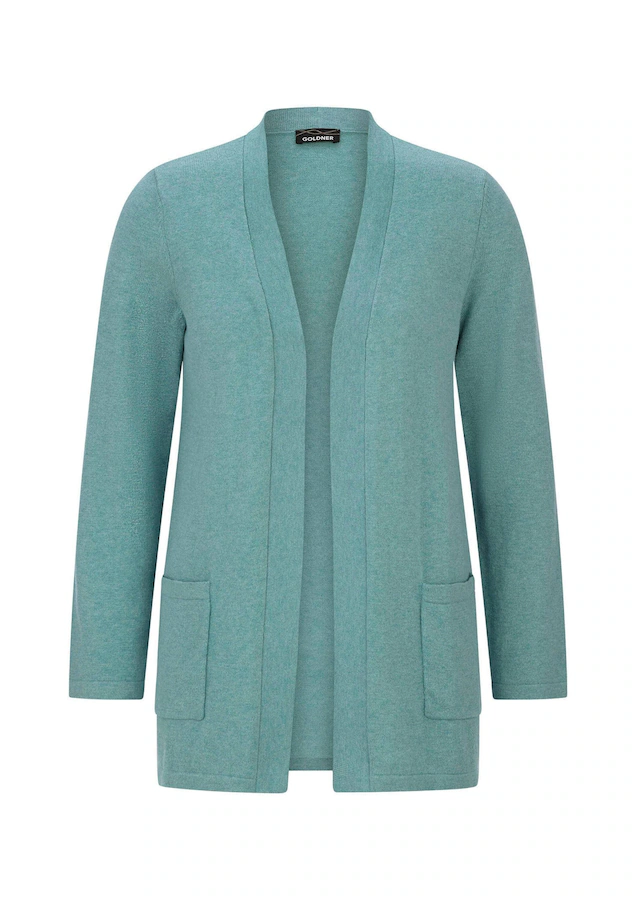 GOLDNER Strickjacke »Kurzgröße Elegante Strickjacke mit Kaschmir« mit Kaschmieranteil