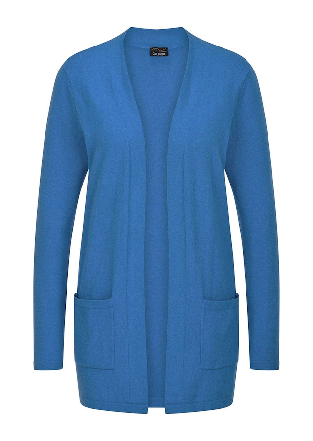 GOLDNER Strickjacke »Kurzgröße Elegante Strickjacke mit Kaschmir« mit Kaschmieranteil