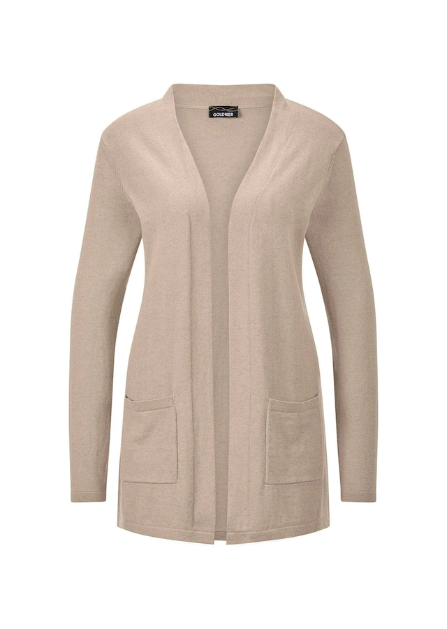 GOLDNER Strickjacke »Kurzgröße Elegante Strickjacke mit Kaschmir« mit Kaschmieranteil