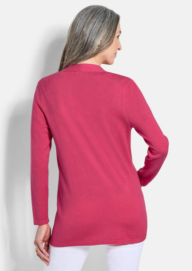 GOLDNER Strickjacke »Kurzgröße Elegante Strickjacke mit Kaschmir« mit Kaschmieranteil