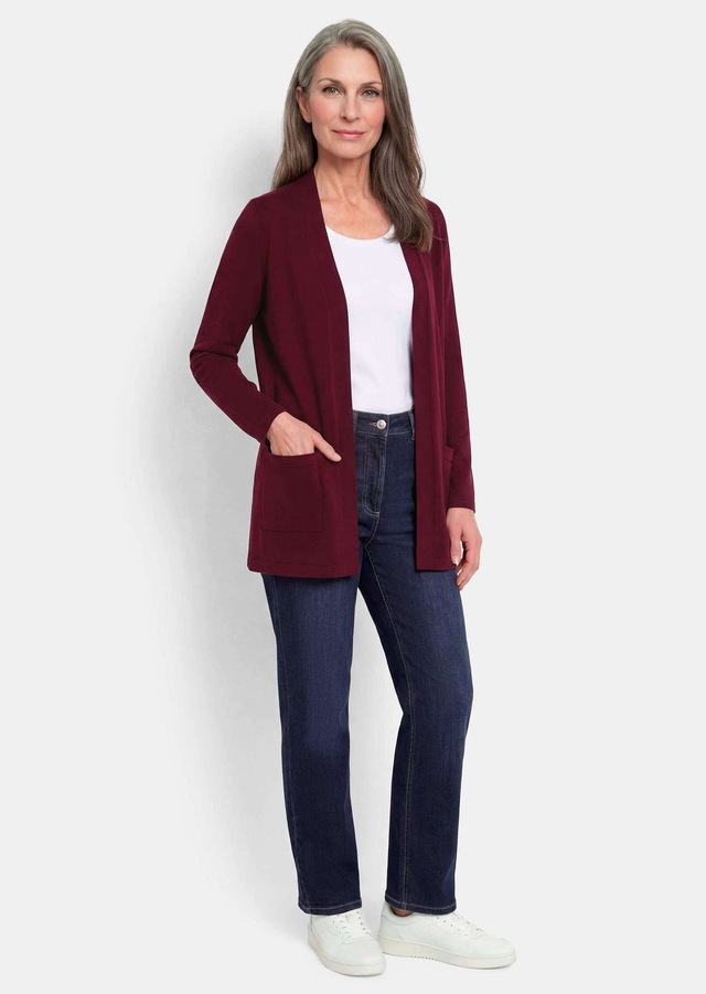GOLDNER Strickjacke »Kurzgröße Elegante Strickjacke mit Kaschmir« mit Kaschmieranteil