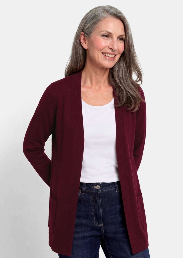 GOLDNER Strickjacke »Kurzgröße Elegante Strickjacke mit Kaschmir« mit Kaschmieranteil