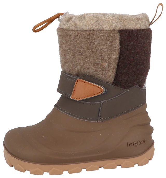 Lurchi Barfußschuh »Jan 1 Barefoot« Winterboots, mit Kontrastbesatz, Größenschablone zum Download