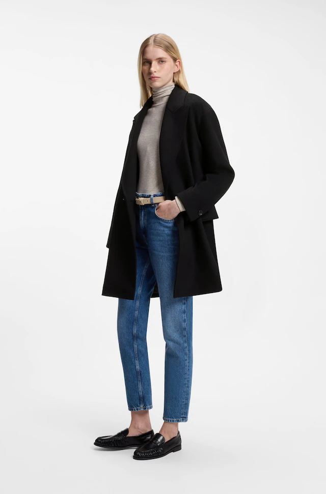 BOSS ORANGE Kurzmantel »Calesarina Premium Damenmode« Blazermantel aus Woll-Mix