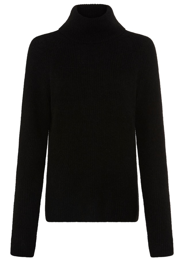 BOSS ORANGE Rollkragenpullover »Falodina Premium Damenmode« aus hochwertigem Materialmix mit Alpaka- und Wollanteil