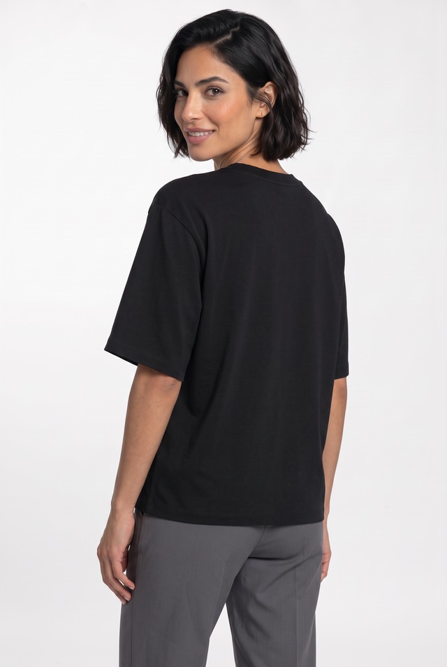 BOSS ORANGE T-Shirt »Eregular Premium Damenmode« aus reiner Baumwolle, Relaxed Fit