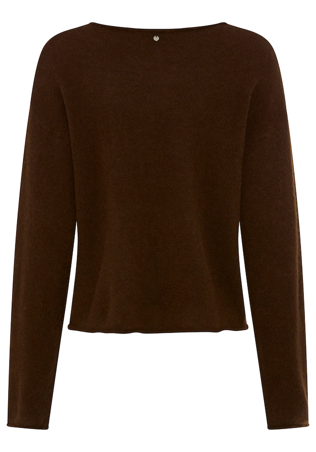 BOSS ORANGE Rundhalspullover »Follettino Premium Damenmode« mit Alpaka und Wolle, Relaxed Fit