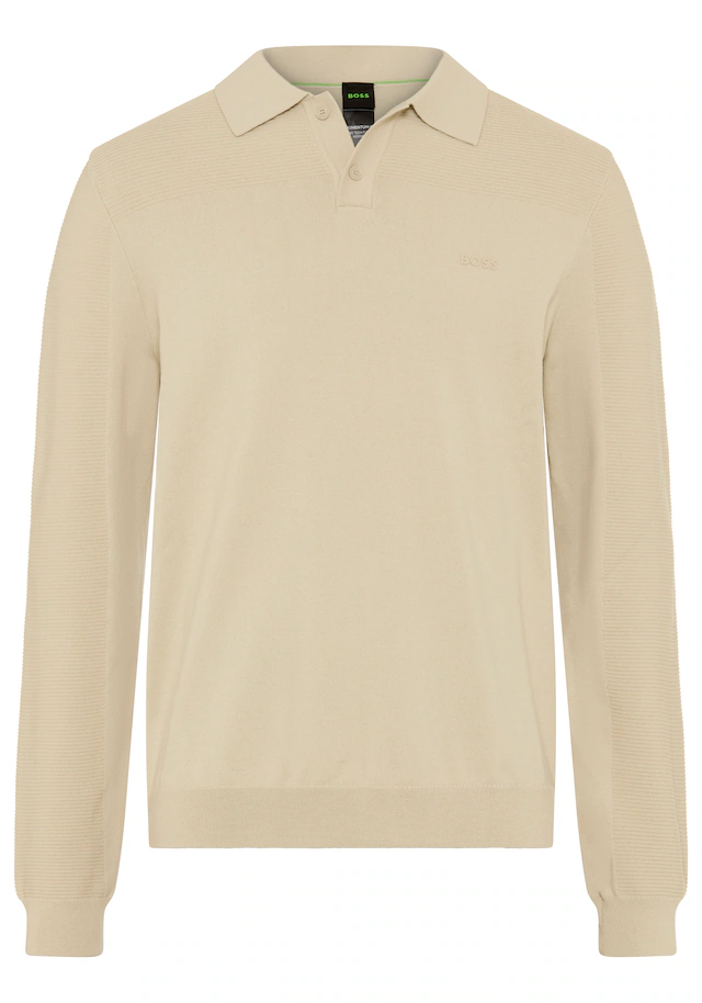BOSS GREEN Strickpullover »KN_Momentum-X PL« mit Polokragen, Wollmix, Regular Fit