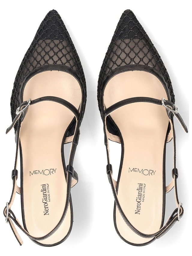 Nero Giardini Slingpumps »Nero Giardini Pumps Leder/Textil«