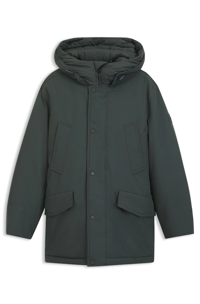BOSS ORANGE Parka »Osiass1« mit Kapuze im Relaxed Fit, wasserabweisend