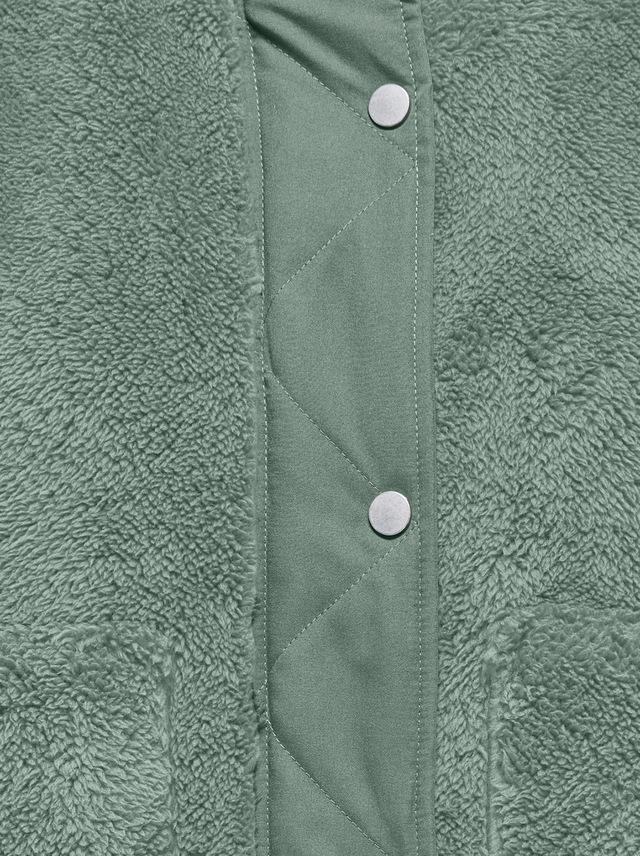 ONLY Plüschweste »ONLBARI LIFE TEDDY WAISTCOAT OTW« Kunstfaser