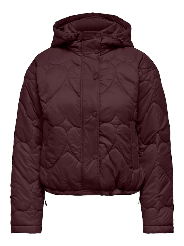 ONLY Steppjacke »ONLTAHIA LW HEART HOOD JACKET CC OTW« mit Kapuze Kunstfaser