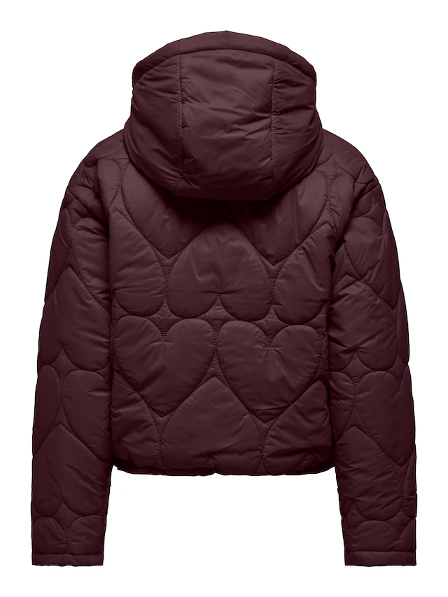 ONLY Steppjacke »ONLTAHIA LW HEART HOOD JACKET CC OTW« mit Kapuze Kunstfaser