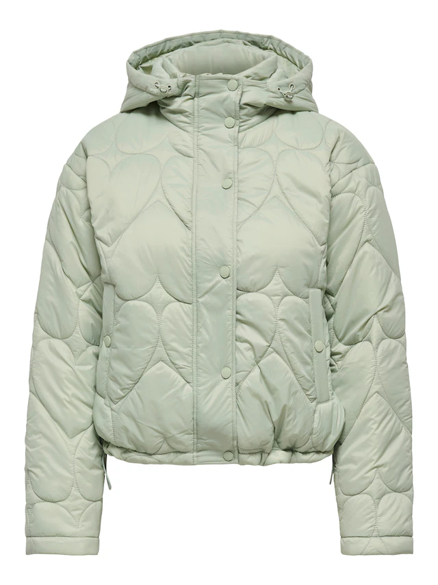 ONLY Steppjacke »ONLTAHIA LW HEART HOOD JACKET CC OTW« mit Kapuze Kunstfaser