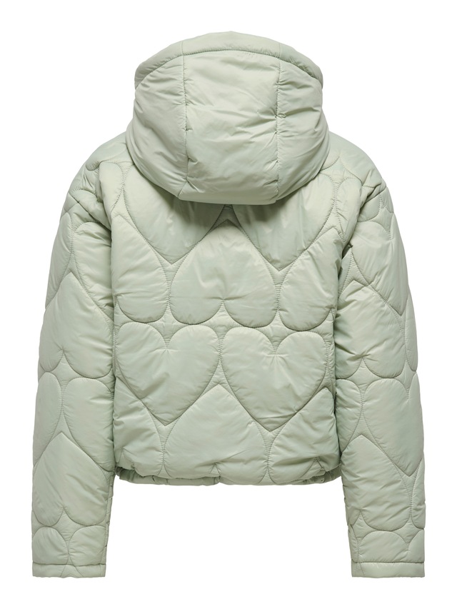 ONLY Steppjacke »ONLTAHIA LW HEART HOOD JACKET CC OTW« mit Kapuze Kunstfaser