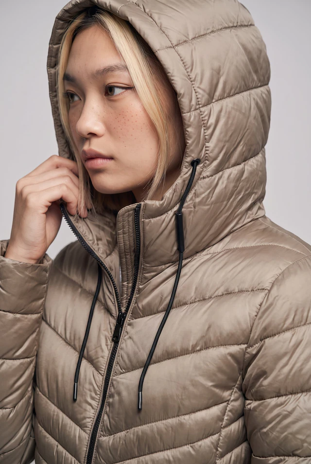 ONLY Steppjacke »ONLMIMI COAT CC OTW« mit Kapuze Kunstfaser